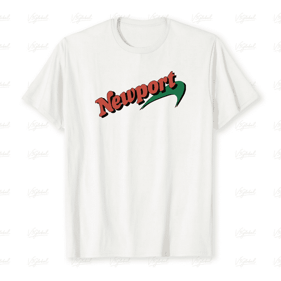 Vintage 90s Newport Cigarette Promo Logo Streetwear Style Unisex T-Shirt, up to size 5XL