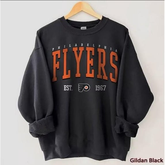 Vintage 90s Philadelphia Hockey Sweatshirt, Philadelphia Hockey Fan Shirt, Retro Flyers Ice Hockey Tee