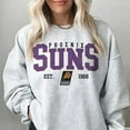 thumbnail image 1 of Vintage 90s Phoenix Basketball SweatShirt, Crewneck Suns Sweat, Retro For Women And Men ,Ash color,size L, 1 of 5