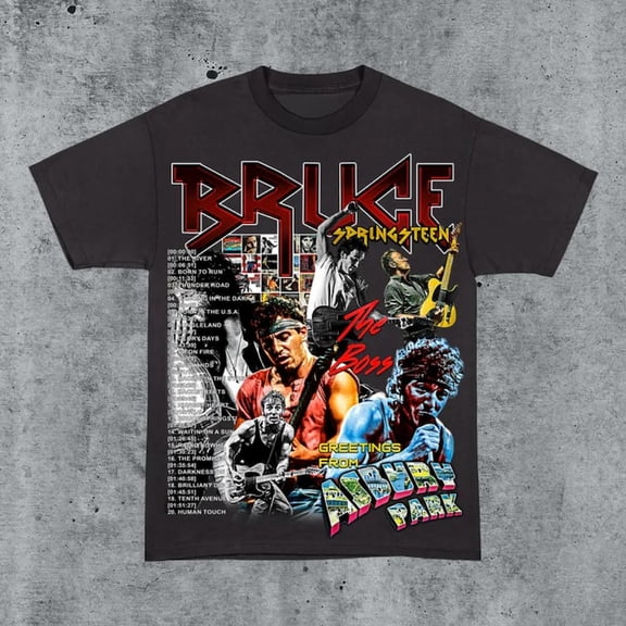Vintage 90s Pruce Springs teen x As bury Park Shirt Retro Classic Graphic Tee Bootleg Bestseller Unisex Music Gift