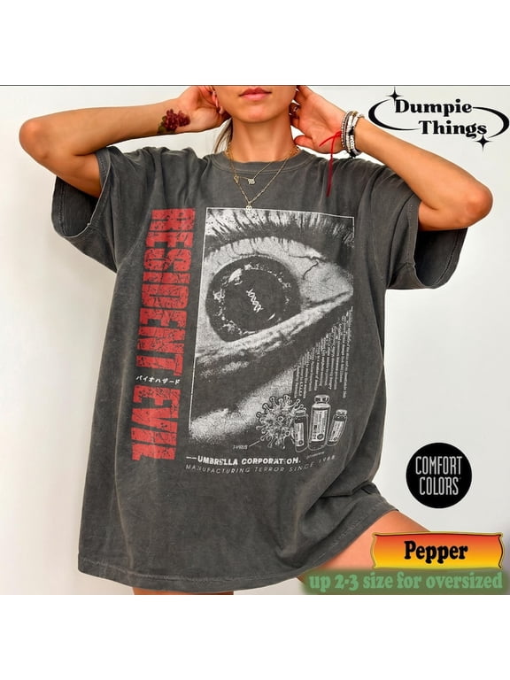 Vintage 90s Resident Evil T-Shirt, Leon Kennedy T-shirt, Retro Resident Evil T-shirt Sizes S-5XL The Golden Shop