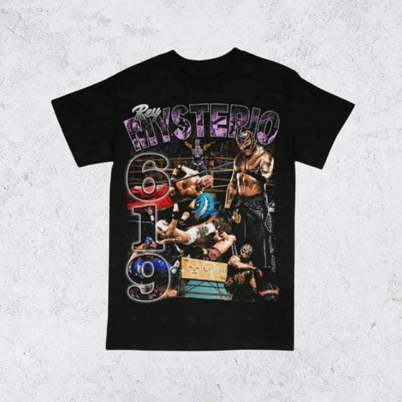 Vintage 90s Rey Mysterio Tee Shirt Homage Retro Classic Graphic Tee Bootleg Bestseller Unisex Sport Sweatshirt Gift
