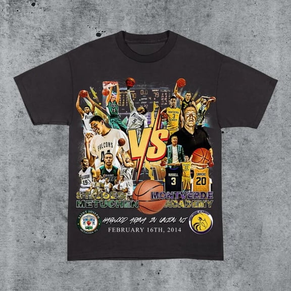 Vintage 90s St. Joes vs. Montverde Shirt Retro Classic Graphic Tee Bootleg Bestseller Unisex Music Gift