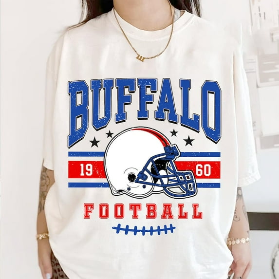 Vintage 90s Style Buffalo Football Sweatshirt, Game Day Shirt, Buffalo Football