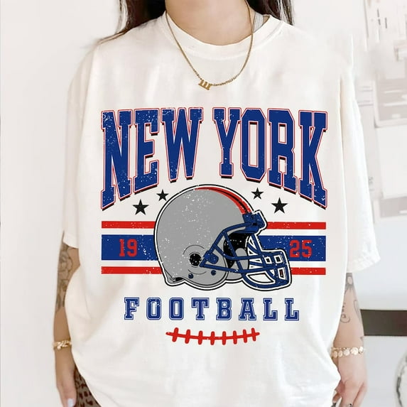 Vintage 90s Style Giant Sweatshirt, New York Football Shirt, New York Fan Gift