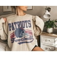 thumbnail image 1 of Vintage 90s StyleNew England Football Vintage Patriot Sweatshirt, Vintage New England Fan Gift Crewneck Fans Gift,Sand Color,Size XL, 1 of 5