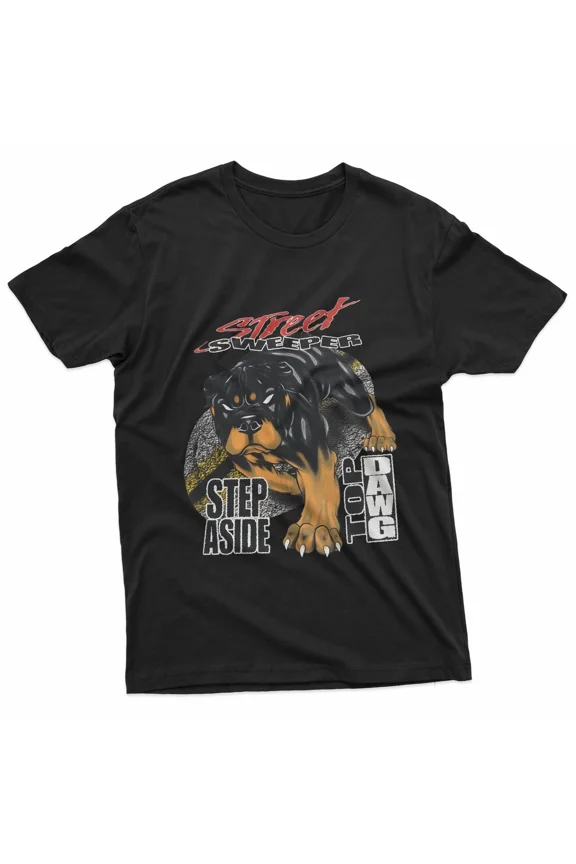 Vintage 90s Top Dawg Rottweiler Dog Graphic T-Shirt
