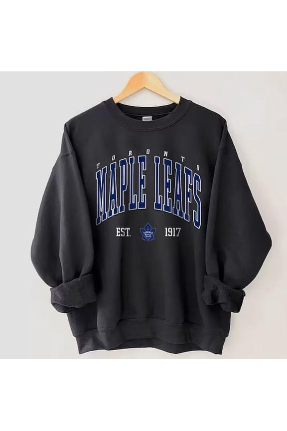 Vintage 90s Toronto Hockey Sweatshirt, Maple Leafs Shirt, Maple Leafs Hockey Fan Shirt, Retro Toronto Ice Hockey Tee