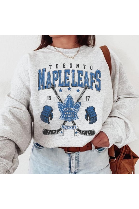 Vintage 90s Toronto Hockey Sweatshirt, Maple Leafs T-Shirt, Gift For Fan