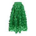 thumbnail image 1 of Vintage A Line Skirt Half Length Skirt Women's 3D Polka Dotted Yarn Skirt High Waist GN1 L, 1 of 4