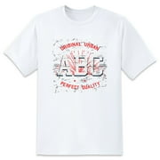 Vintage ABC T-Shirt Tops Short Sleeves Shirt Crew Neck Shirt XS