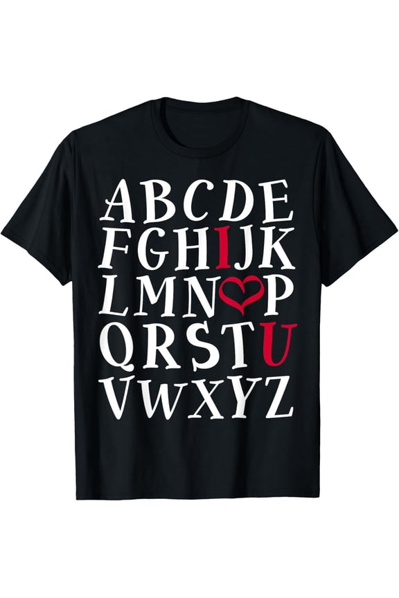Vintage ABCs Alphabet Valentines Day Kindergarten Teacher T-Shirt