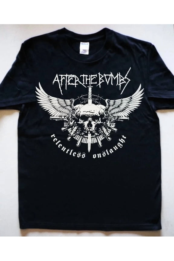 Vintage AFTER THE BOMBS - Relentless T-shirt Tee Women Men LT400