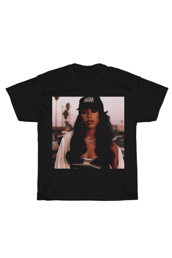 Vintage Aaliyah Graphic Unisex Shirt, Bootleg Rap Design Shirt, 90'S Clothing, Rap Gift for Him Her Crewneck Streetwear Menswear Top