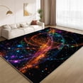 thumbnail image 1 of Vintage Abstract Area Rugs, Colorful Neon Multicolor Carpet, Washable Non Slip Low Pile Soft Rug for Living Room Bedroom Decor Mat 4ftx5ft, 1 of 8