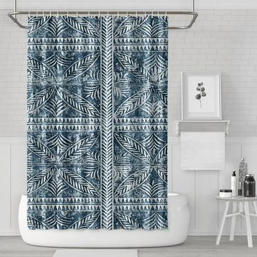 Vintage Abstract Bohemian Flower (4) Shower Curtains Reusable Shower Liner,Decorative Polyester Shower Liner,bathroom curtain 72x72Inch