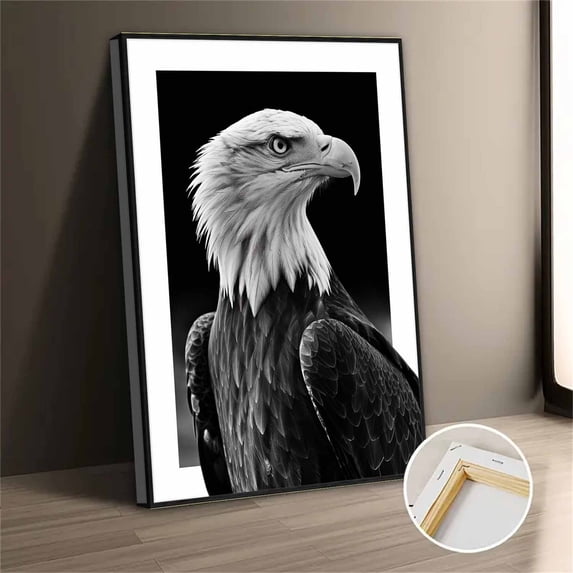 Vintage Abstract Eagle Canvas Wall Art Print for Bedroom Living Room Home Decor