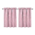 thumbnail image 1 of Vintage Abstract Oil Watercolor Tier Cafe Curtains for Bathroom Living RV Rod Pocket Window Drapes 36 Inch 2 Panels Set 28"x36" 2 Panels Window Treatment Tiers, 1 of 4