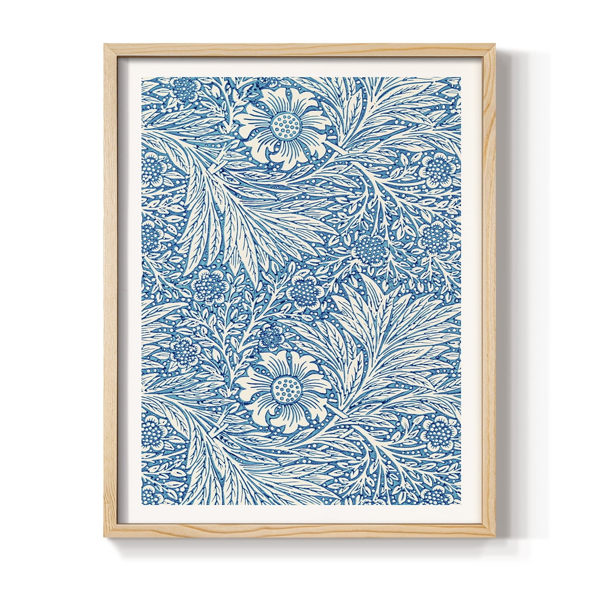 Vintage Abstract Print LII - 10in. x 8in. Vintage Framed Print in Natural Wood Frame