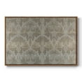 thumbnail image 1 of Vintage Abstract Print-XIII Framed in Walnut Wood Gallery Wrapped Canvas 17 in. x 25 in., 1 of 8
