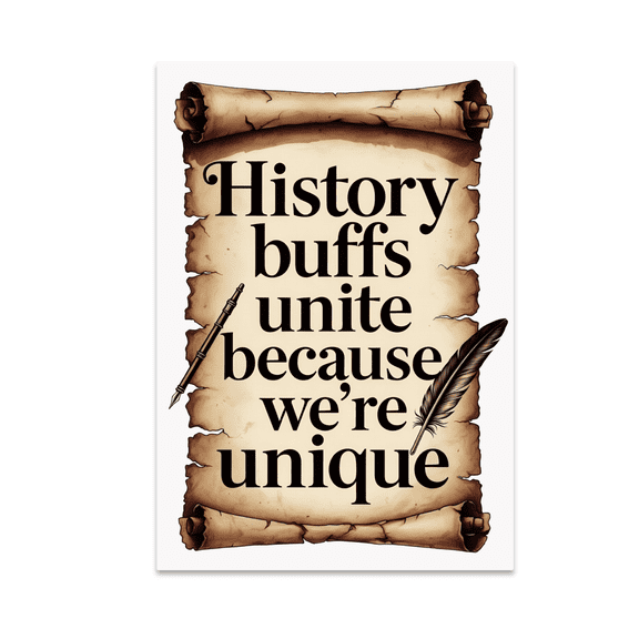 Vintage Academic Decor - History Buffs - 13x19 Poster Print