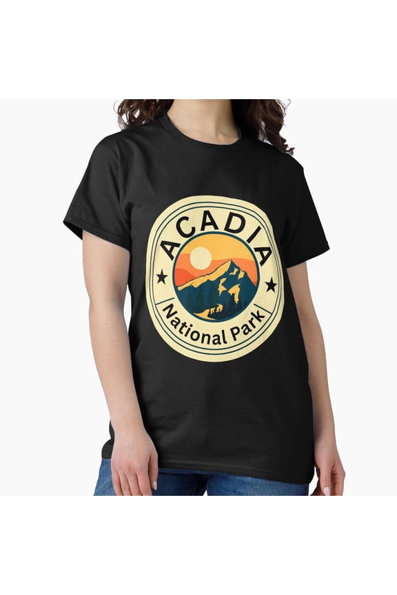 Vintage Acadia National Park State Park Classic T-Shirt Unisex S-5XL Hot Trending Shirt, Vintage Birthday Gift