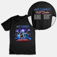 Vintage Ace Frehley 2024 Tour Dates Concert Double Sided Unisex TShirt