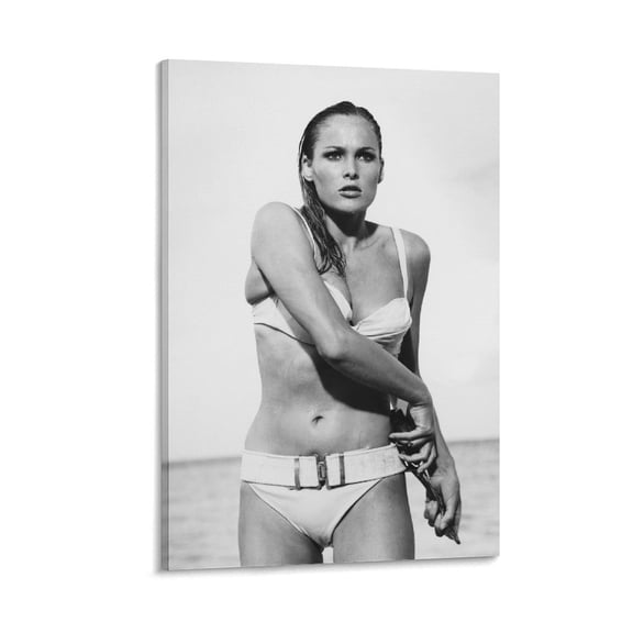 Vintage Actresses in Bikinis Ursula Andress Sexy Poster Posters Wall Art Painting Canvas Gift Living Room Prints Bedroom Decor Poster Artworks 12x18inch(30x45cm)