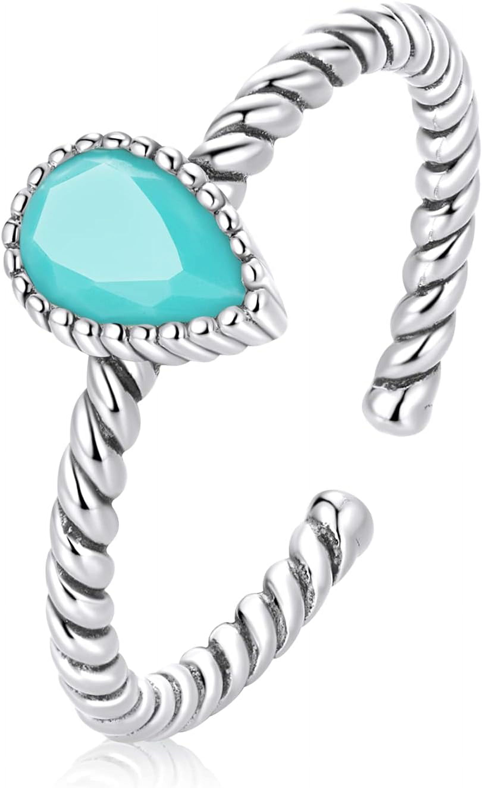Turquoise Ring ~ Sterling Silver 925 ~ Handmade ~ Statement