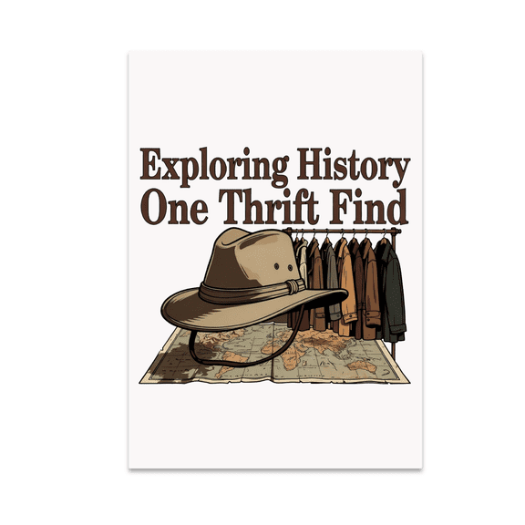 Vintage Adventure Wall Art - Explorer Enthusiast - 13x19 Poster Print