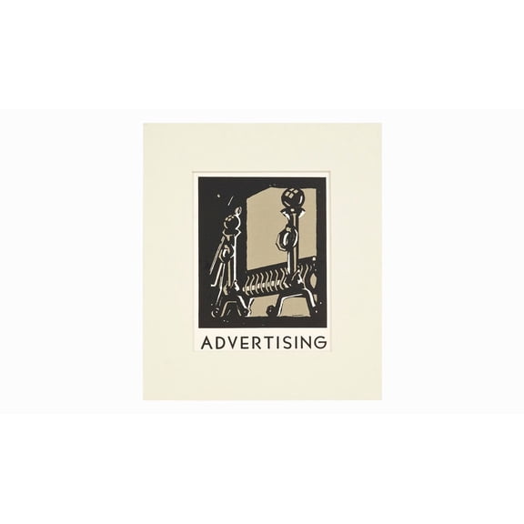 Vintage Advertising Lithograph Wall Art Print, Unframed Paper Poster 8x10in