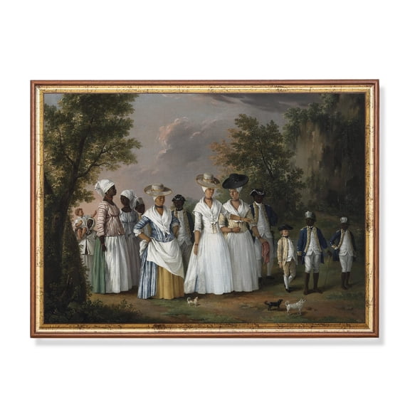 Vintage African American Figurative Art Poster Antique Portrait UNFRAMED Poster, 8x12