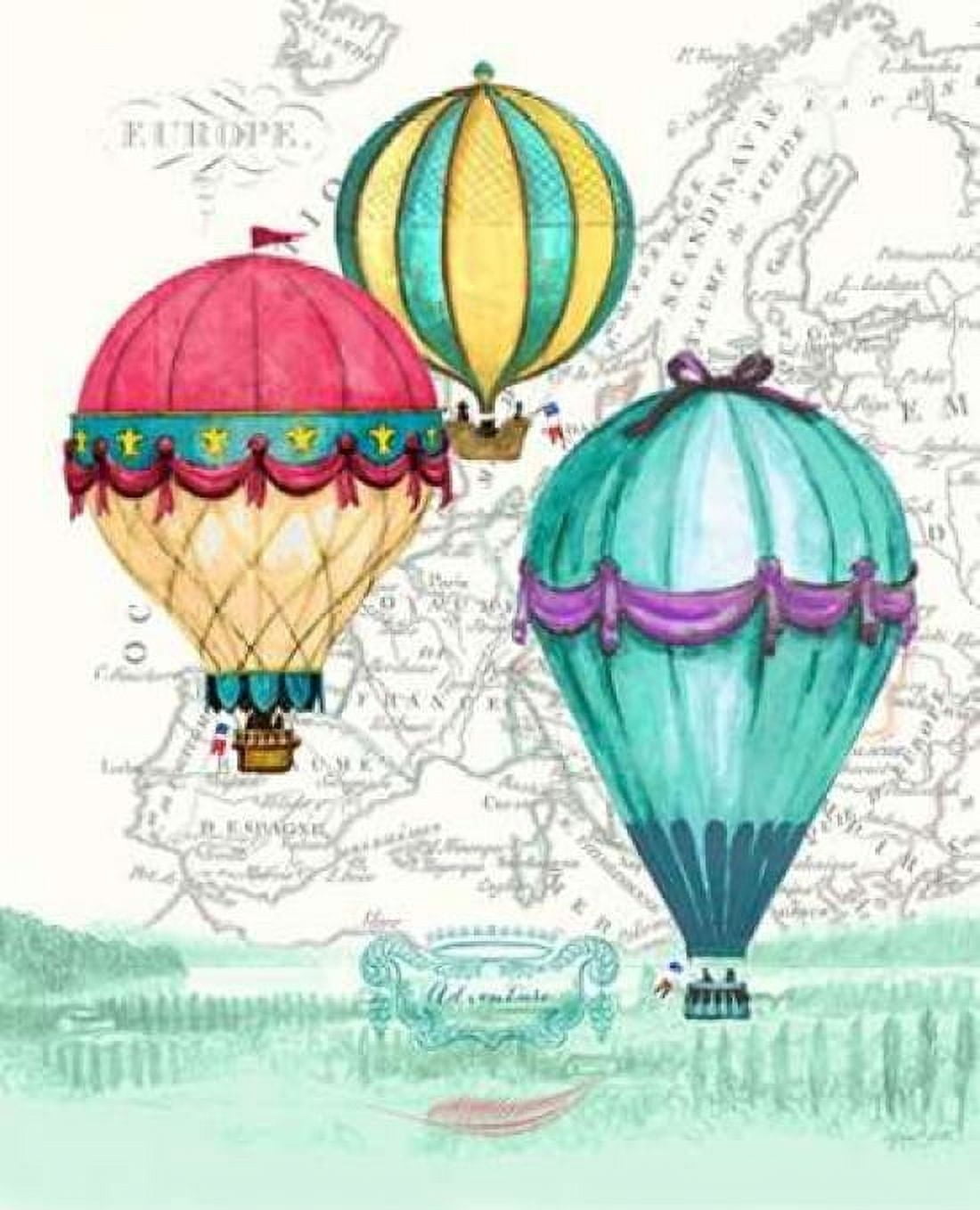 Vintage Air Balloon Adventure Canvas Art - Hope Smith (20 x 24)