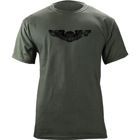 Vintage Air Force Air Crew Badge Subdued Veteran T-Shirt
