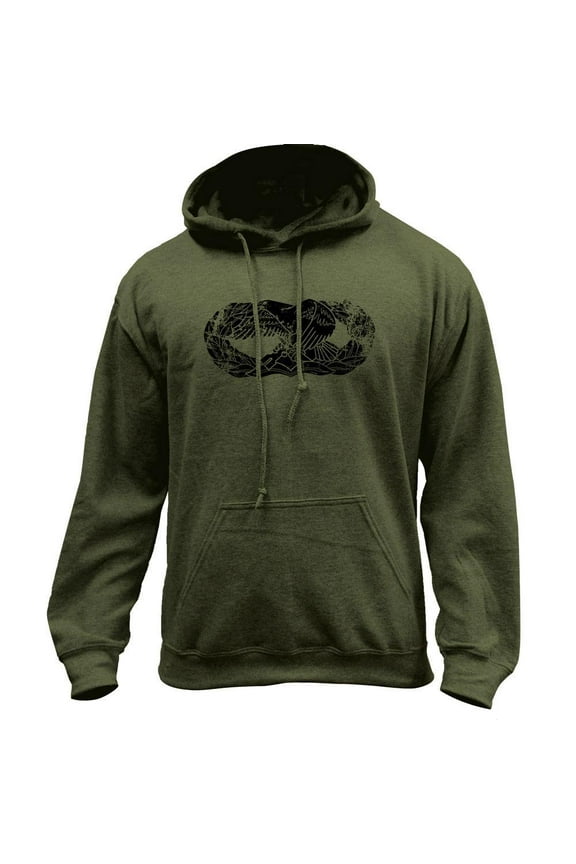 Vintage Air Force Maintenance Badge Subdued Veteran Pullover Hoodie Sweatshirt