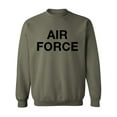 thumbnail image 1 of Vintage Air Force Military Style Crewneck Sweatshirt in Military Green, 1 of 3