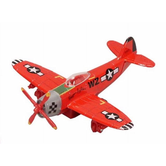 Vintage Aircraft, Red - Showcasts 6080D - 4.75 Inch Scale Diecast Model Replica (Brand New, but NOT IN BOX)