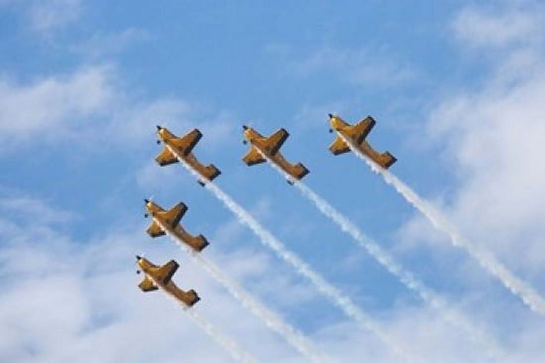 Vintage Airplanes Canvas Art - David Wall DanitaDelimont (17 x 11)