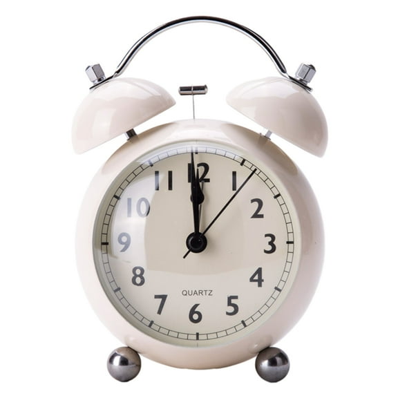 Vintage Alarm Clock Twin Bell Extra Loud Battery Classic Backlight Bedroom Decor For Home Classroom Decoration Present