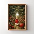 thumbnail image 1 of Vintage Alice Strawberry Wonderland Wall Art Strawberry Painting Surreal Strawberries Print Lithograph Print Kitsch Artwork Wall Art Modern Wall Decor, 1 of 3