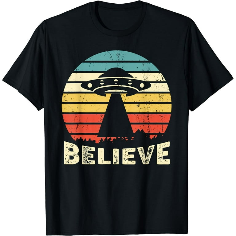 Alien Ufo Hunter Shirt I Want To Believe T-Shirt Alien Ufo Hunter Shirt I Want To Believe T-Shirt