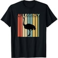 thumbnail image 1 of Vintage Allegedly Ostrich T-Shirt mens t shirt，black，women，funny，misfits，men，journey，t-shirt, 1 of 4