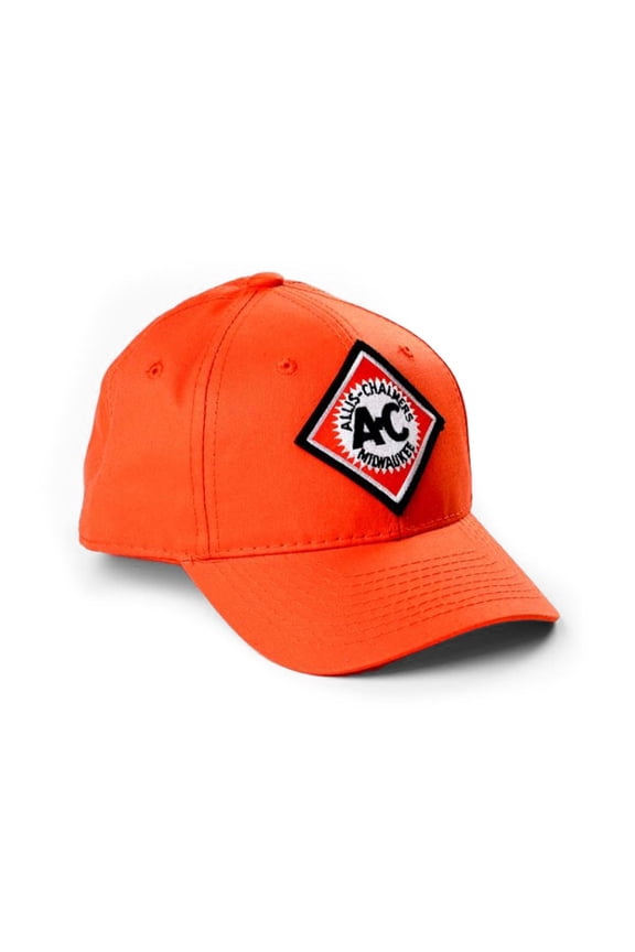 Vintage Allis Chalmers Logo Solid Orange Hat, VASO