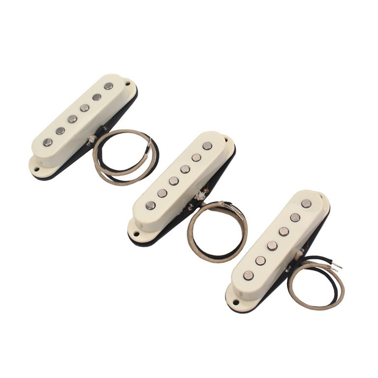Vintage Alnico V Single Coil Pickups Standard SSS Neck Middle Bridge Pickup Set for ST Strat Electric Guitar Parts Replacement