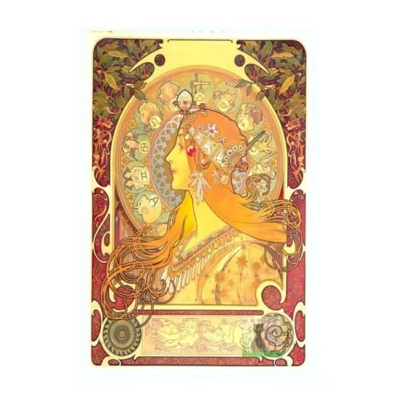 Vintage Alphonse Mucha Zodiac Print Art Nouveau Poster Of The Zodiac Home Decor Vintage Art Print Cute Birthday Gift Wall Art
