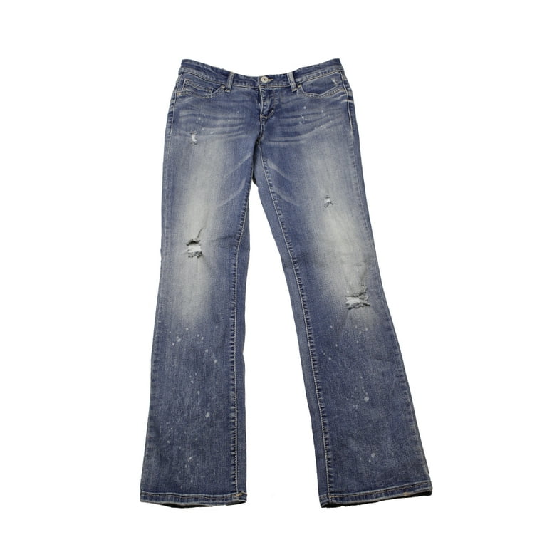 Vintage America Blue Boho Straight Leg Jeans 14