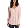 thumbnail image 1 of Vintage America Blues Women's Top Sz XL Thermal Knit Pink, 1 of 4