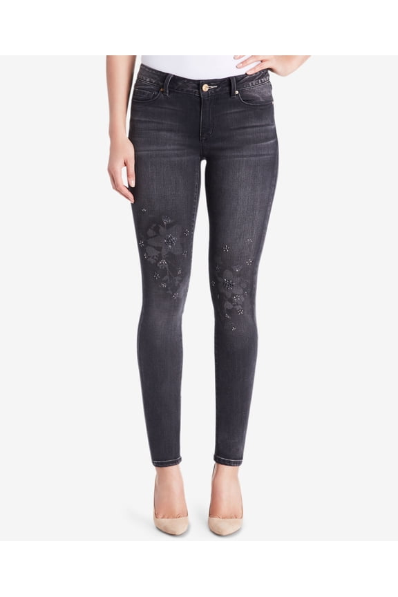 Embellished Skinny Jeans Grey Dusk 2