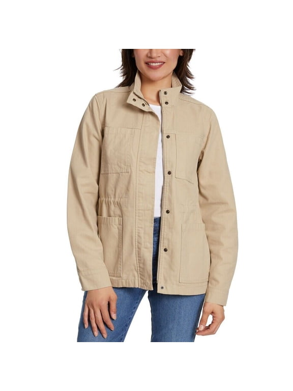 Ladies' Anorak Jacket(Tan,MEDIUM)