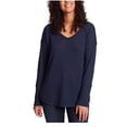 thumbnail image 1 of Vintage America Ladies? Thermal Knit Top (Navy Blazer, X-Large), 1 of 3